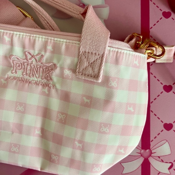 NWT Victoria's Secret PINK x LOVESHACKFANCY Mini Tote Bag - Picture 2 of 4